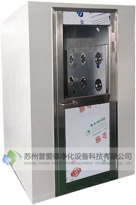 彩板風淋室不鏽鋼淨化風（fēng）淋（lín）室自動感應智能語音風淋室通道