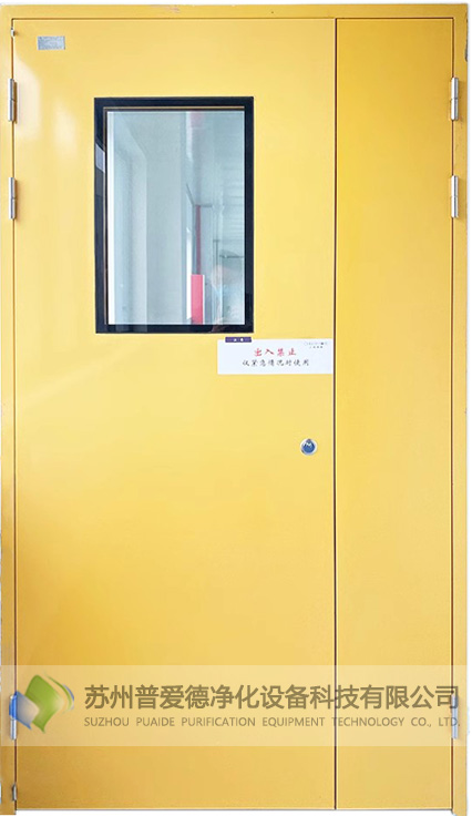 鋼製淨化門潔淨室車間醫院食品電子製藥廠房鋼質門成品密閉通道門